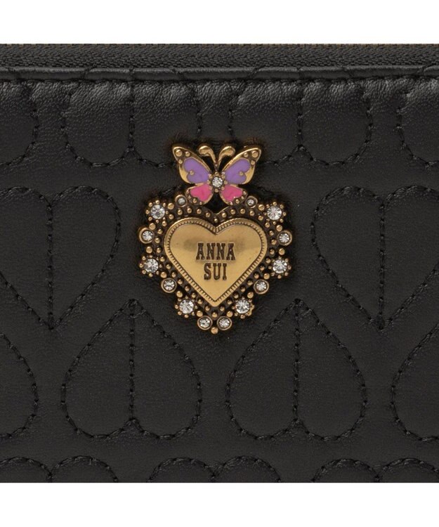 ANNA SUI ドリーミー Lファスナー長財布 クロ