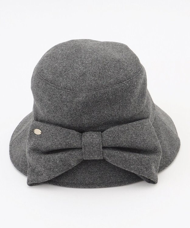 TOCCA 【サイズ調整可】RIBBON KNOT WOOLY BUCKETHAT バケットハット ライトグレー系