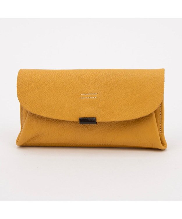 UNBILLION アトランタ ATLANTA / 牛革かぶせ長財布 イエロー