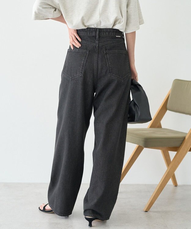 AMERICAN HOLIC カーブデニム Black