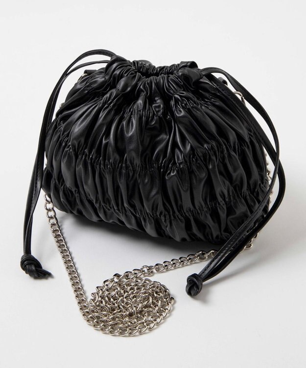 WEGO 巾着チェーンショルダー 柄7