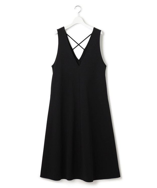 23区 【WEB限定】ロマネポンチジャージー ジャンパースカート ブラック系