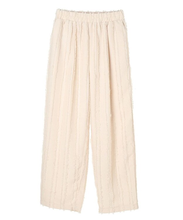 Green Parks ・ＡＮＤ　ＳＥＡＲＣＨ　フリンジストライプパンツ Ivory