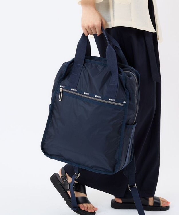 LeSportsac CR URBAN BACKPACK/ダークブルーC ダークブルーC