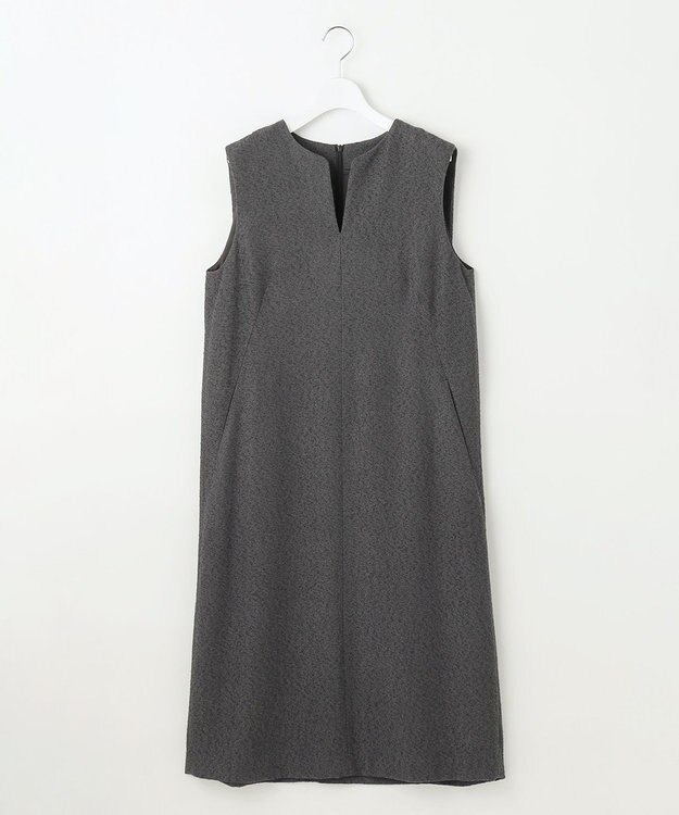 自由区 L 【17号サイズまで展開・カタログ掲載】ブライトリングツイード ジャンパースカート スレート