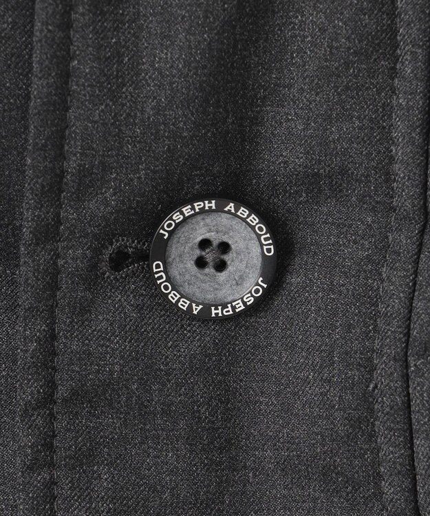 JOSEPH ABBOUD MOUNTAIN 【ECOファー/9ポケット/ホワイトグース/ユニセックス】ウールライクアウトドア ダウンコート グレー系