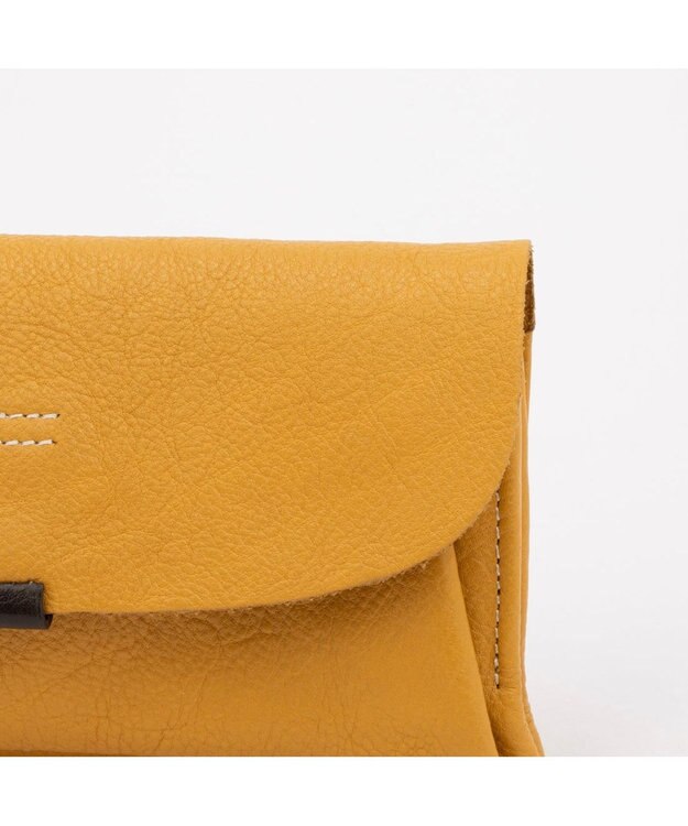 UNBILLION アトランタ ATLANTA / 牛革かぶせ長財布 イエロー