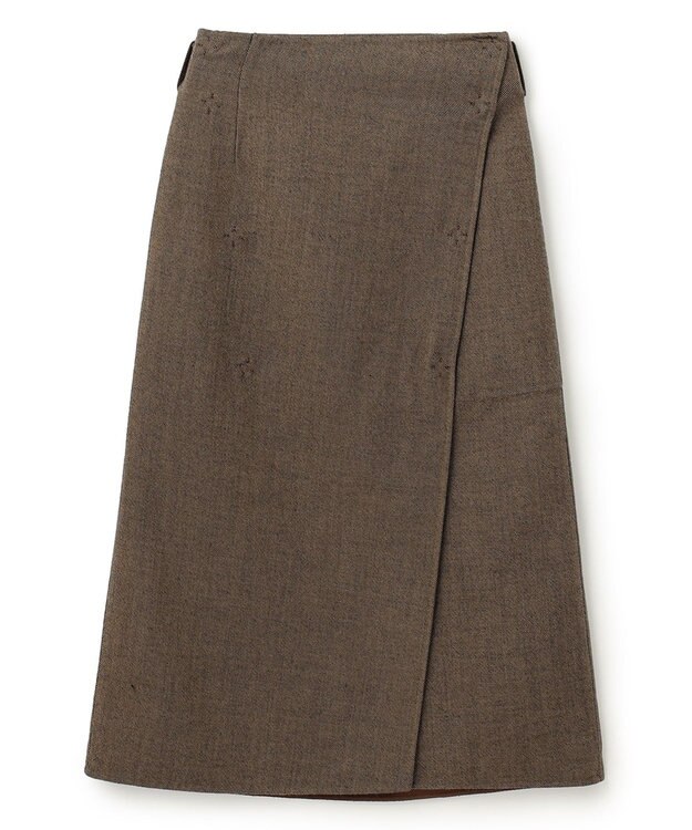 BEIGE， DANNES / ラップスカート Caramel