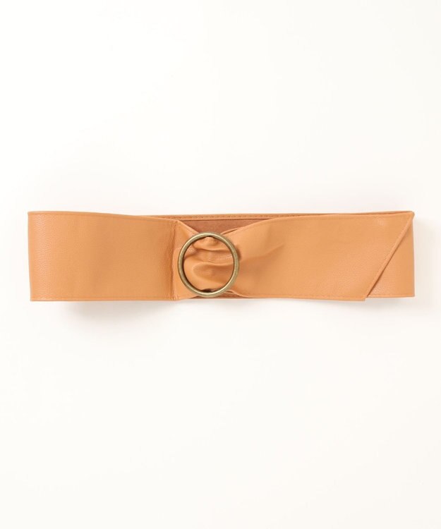 UNBILLION cache nez / サッシュ太ベルト キャメル