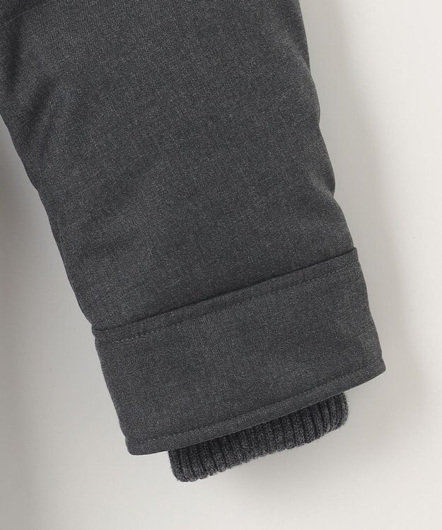 JOSEPH ABBOUD MOUNTAIN 【ECOファー/9ポケット/ホワイトグース/ユニセックス】ウールライクアウトドア ダウンコート グレー系