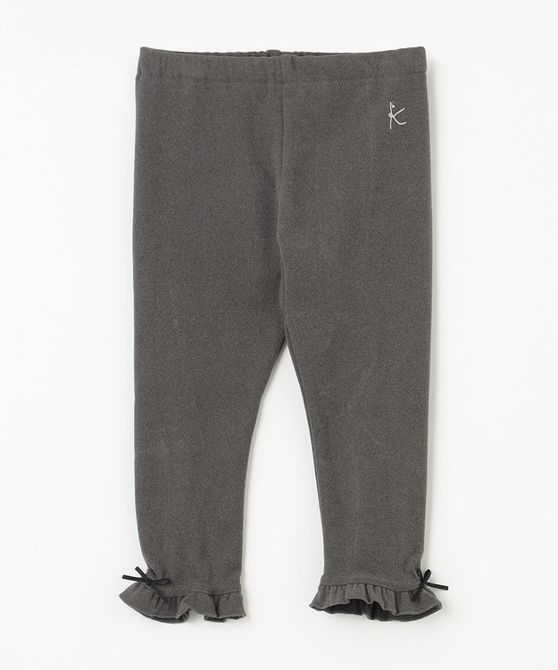 組曲 KIDS 【80-100㎝】あったか レギンス グレー系