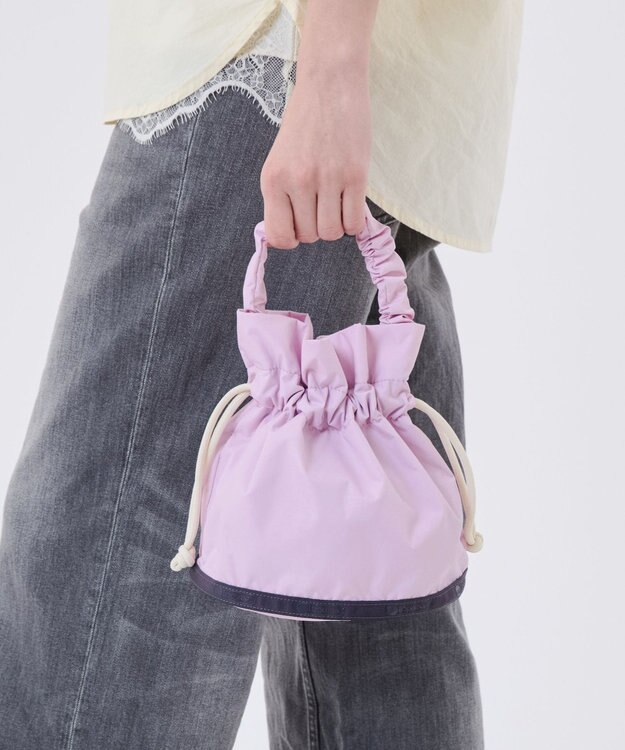 LeSportsac GH DRAWSTRING XBODY/ライラック/サンドバーコード ライラック/サンドバーコード