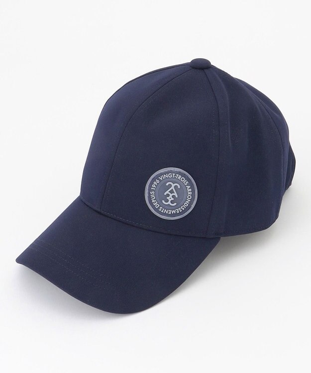 23区GOLF 【WOMEN】取り外し可能なリボンで印象をチェンジ！アタッチリボンキャップ ネイビー系