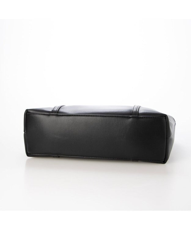 UNBILLION カシュカシュ cachecache / 結びチャーム付き2wayワイドトート ブラック