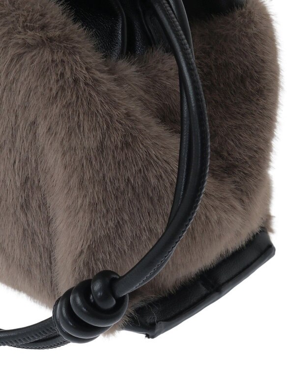 YECCA VECCA 2wayチェーンギャザーバッグ Mix