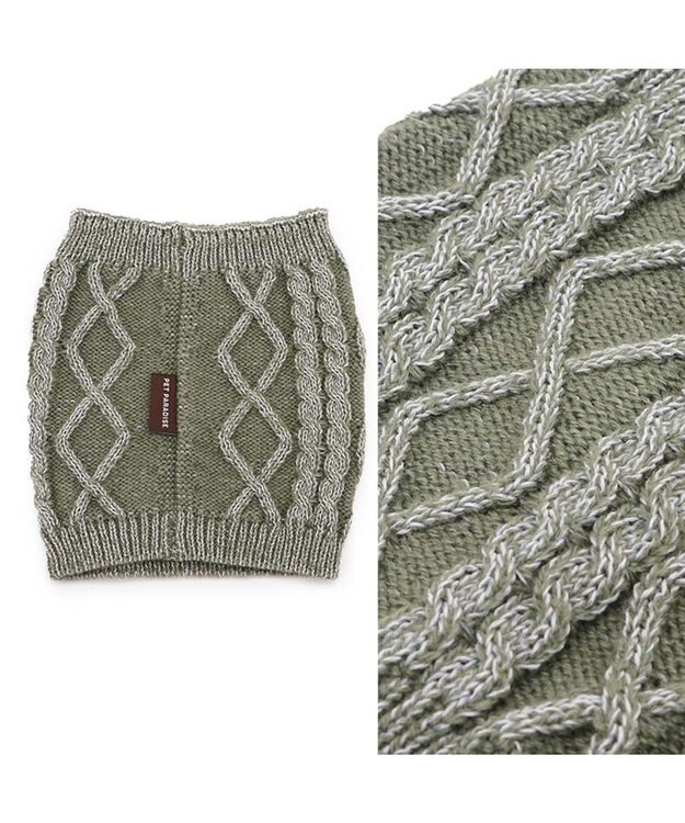 PET PARADISE ペットパラダイス 反射スヌード 《カーキー》 中型犬 大型犬 カーキ