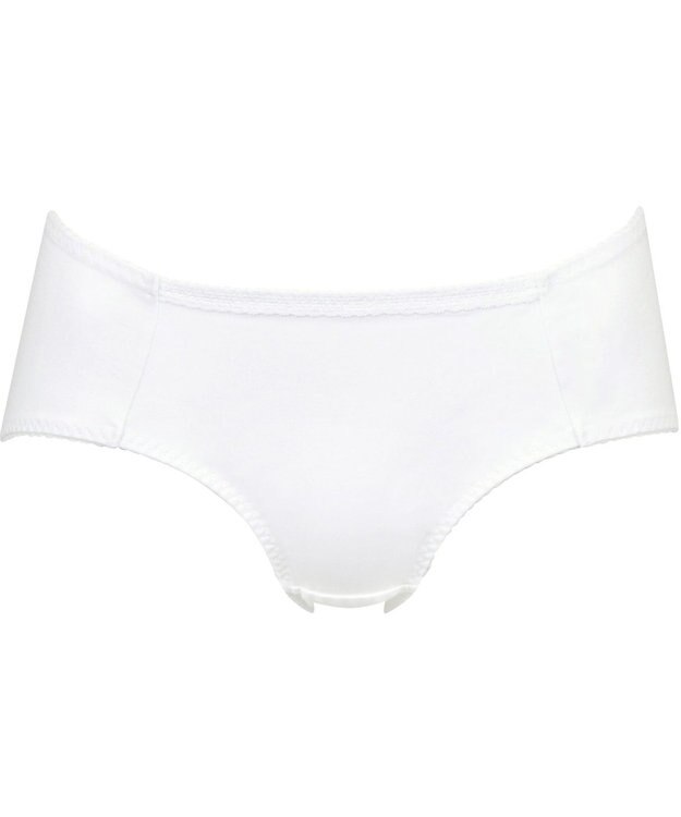 Wing ジュニアショーツ Wing Teen おしりにくいこみにくい ズレ上がりにくい(裾) 【non!PKパンツ】 綿混素材(身生地部) RB2451とペア はきこみ丈あさめ RJ3451 ウイング／ワコール ホワイト