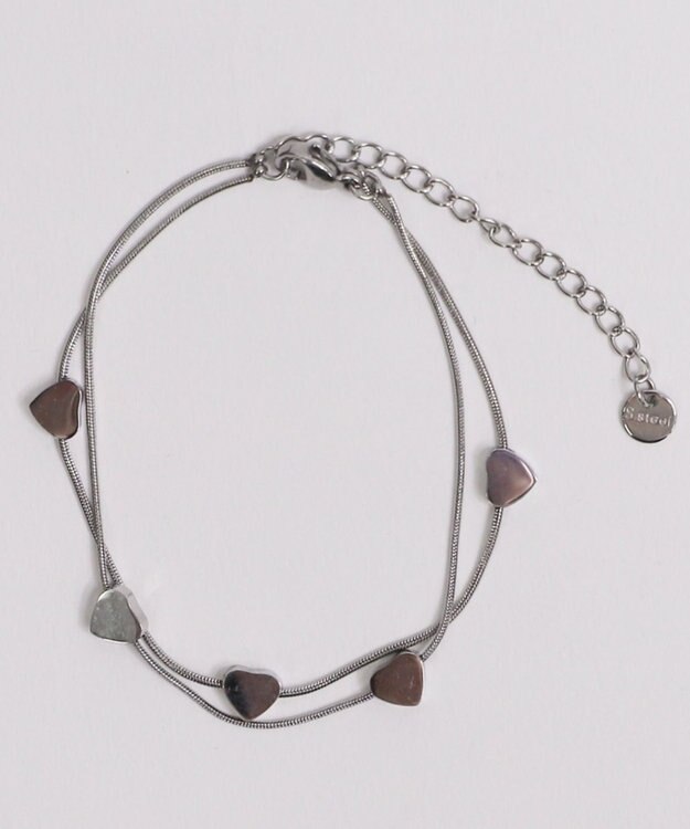 WEGO Lステンレスモチーフ2連ブレス 柄4