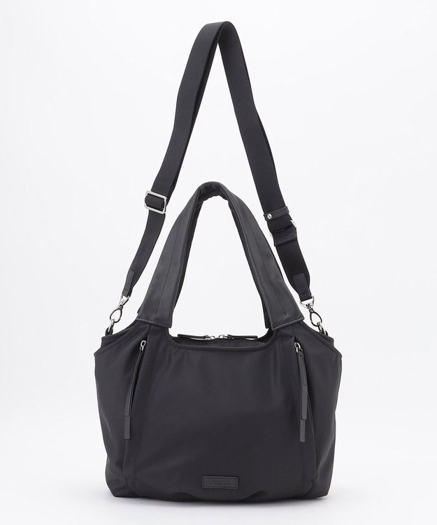 Y'SACCS ふんわりラウンド2WAYトート Mサイズ ブラック