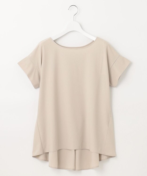 自由区 【WEB限定】【UVケア・吸汗速乾・洗える・XSサイズあり】ファンクショナルツイストジャージー カットソー ベージュ系