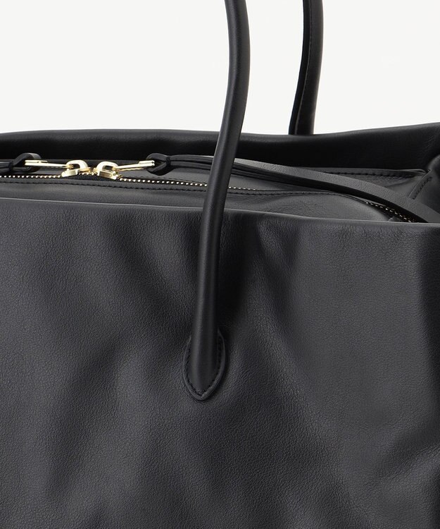 BEIGE， 【一部店舗限定】MARY AL TERNA /  RIKYU レザートートバック Black