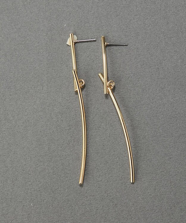 Phoebe 【金属アレルギー対応】フロウスティックピアス　ゴールド ゴールド
