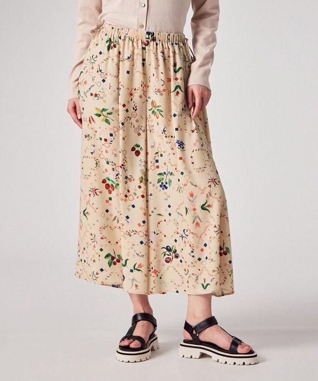 Paul Smith Keepsakeプリント パンツ ライトベージュ