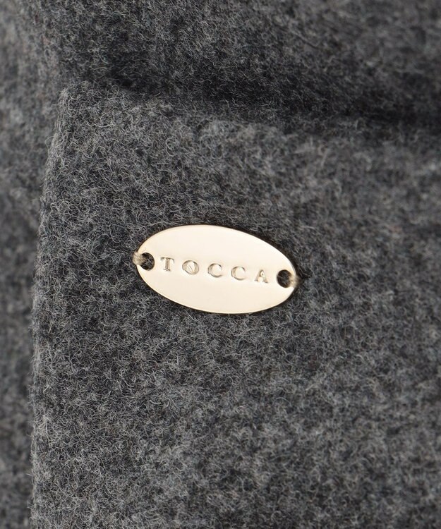 TOCCA 【サイズ調整可】RIBBON KNOT WOOLY BUCKETHAT バケットハット ライトグレー系