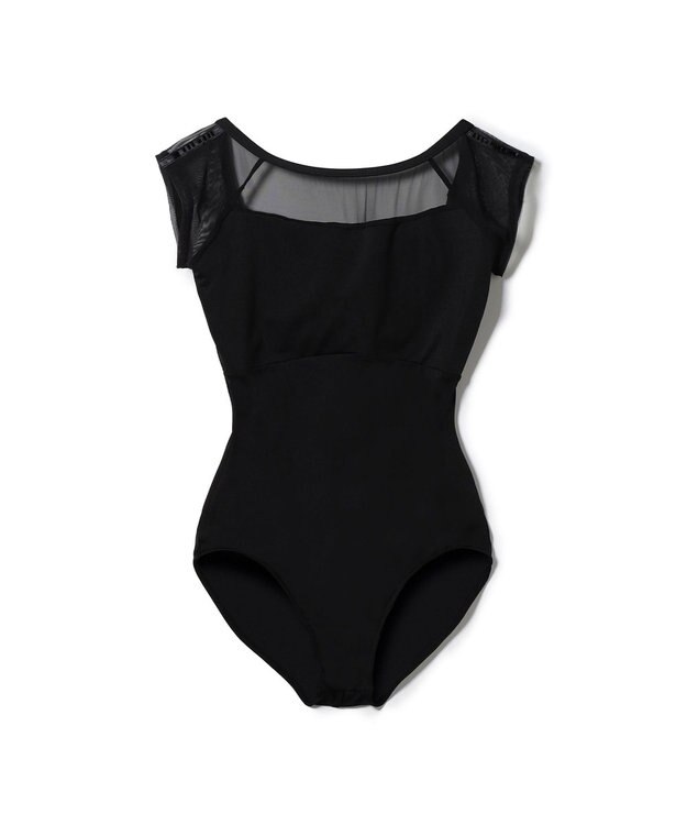 Chacott フレンチスリーブレオタード ブラック