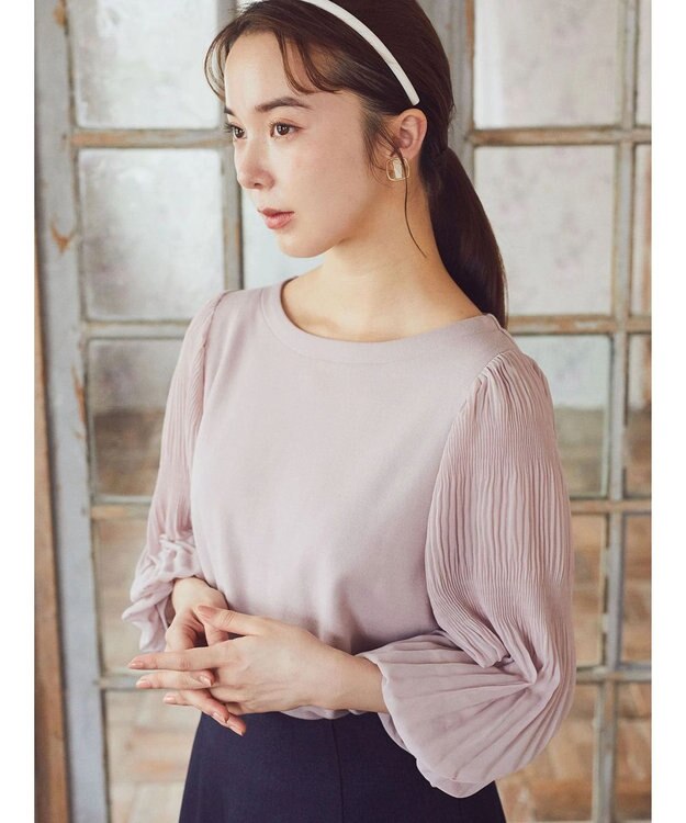 earth music&ecology マジョリカプリーツプルオーバー