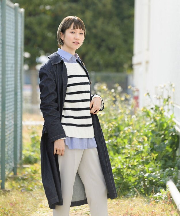 ONWARD Reuse Park 【23区】コート春夏 ブルー