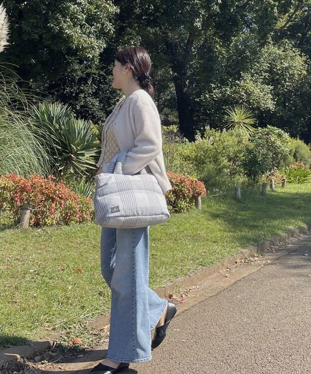 ROOTOTE 1472【温活＆軽量】LT.フェザールー.デリ.マテリアル-A 04：チェックグレー