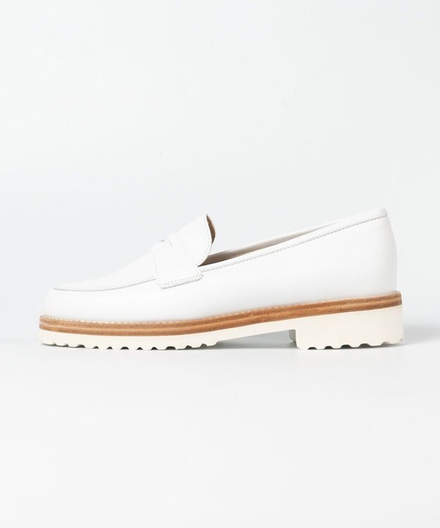 BONTRE 【LucaGrossi/ルカグロッシ】ラギットソールローファー ホワイト