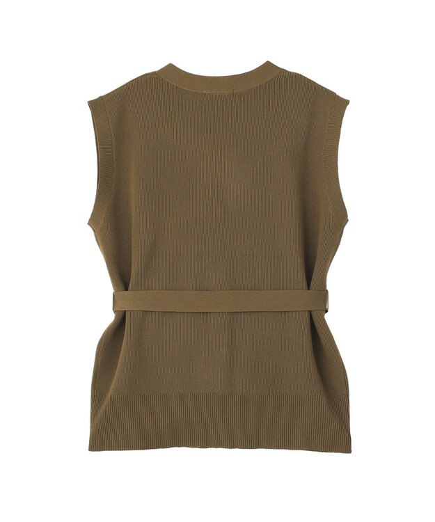 AMERICAN HOLIC 金ボタンニットジレ Khaki