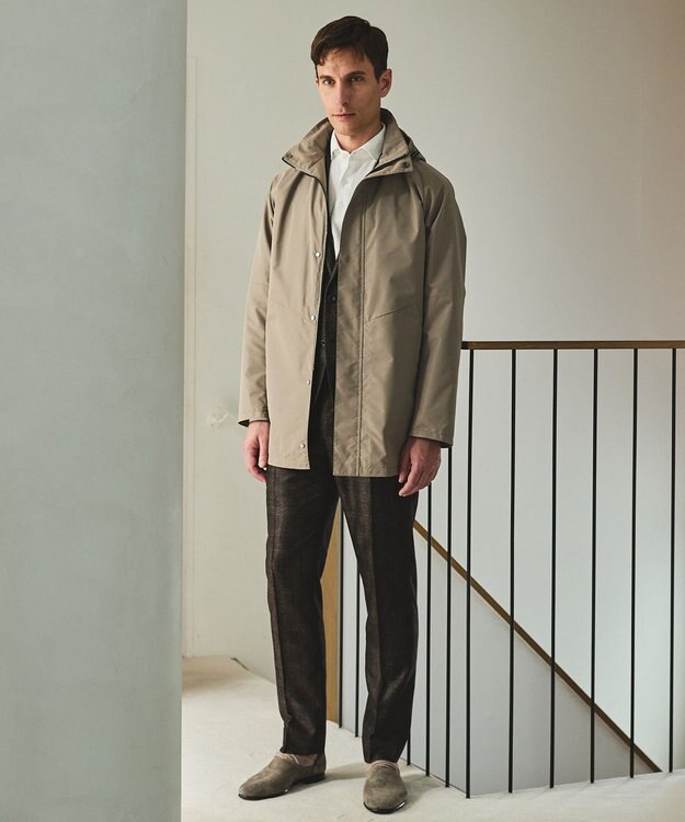 GOTAIRIKU セットアップ仕様【猛暑対応の7機能】カラミ セットアップパンツ_グレンチェック(26年モデル) ダークブラウン×グレンチェック柄