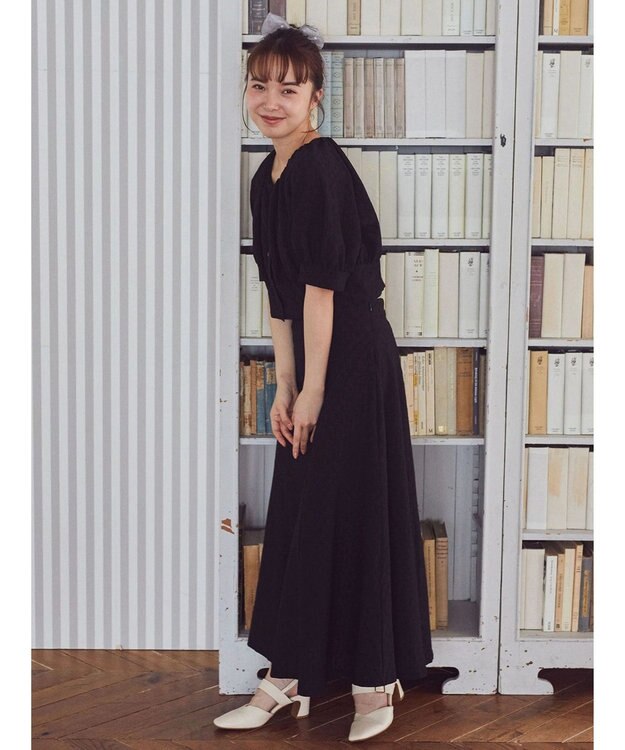 earth music&ecology ジャガードプルオーバー Black