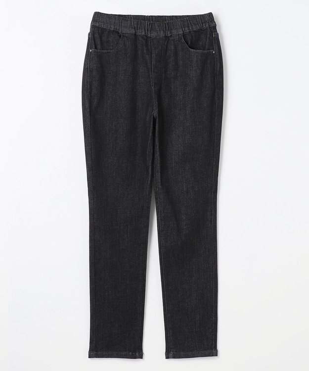 ANY L 【ウエストゴム】ウルトライージースキニーデニム ブラック