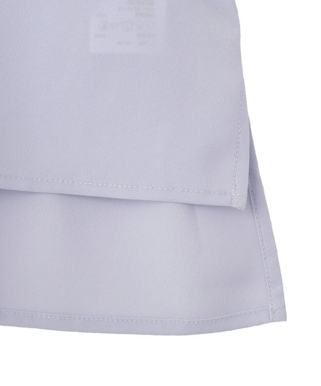 YECCA VECCA フリルデザインブラウス Sax