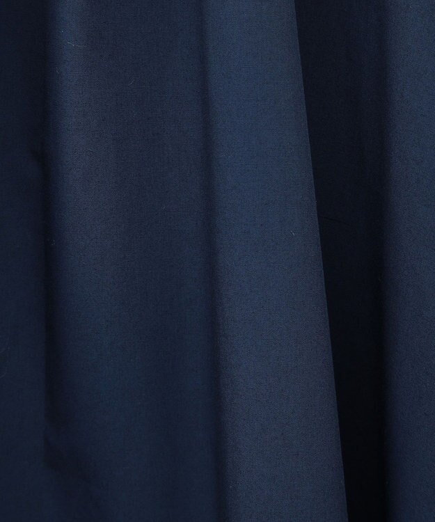 Green Parks ボウタイリボン付裾バルーンシャツワンピースⅡ Navy