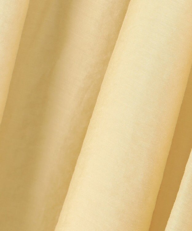 自由区 【カトリエムブーケ】Silhouette evasee シアーフレアスカート ライトイエロー