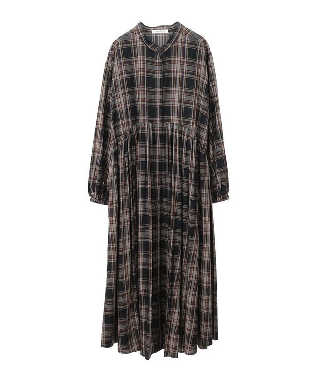 AMERICAN HOLIC エコベロアソートギャザーワンピース Check