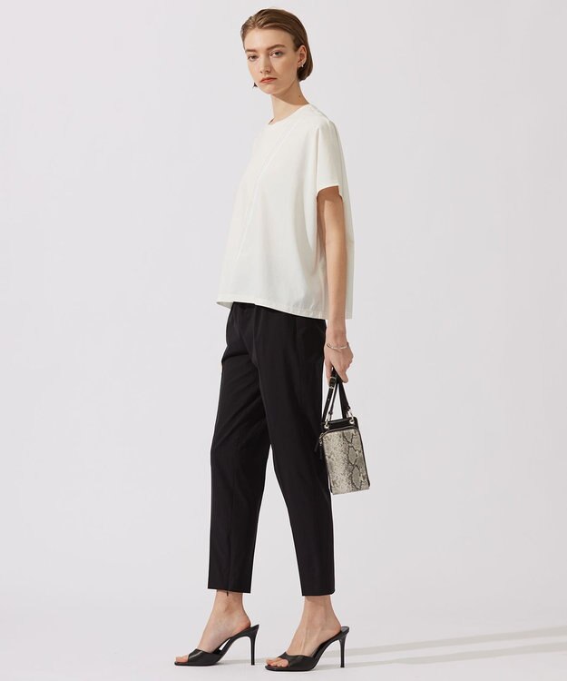 ICB L 【接触冷感・UVカット・撥水・洗える】 プルーフ4WAYタフタ パンツ ブラック系