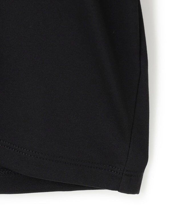 ICB 【洗える】リバーストレッチジャージー ハイネックプルオーバー ブラック系