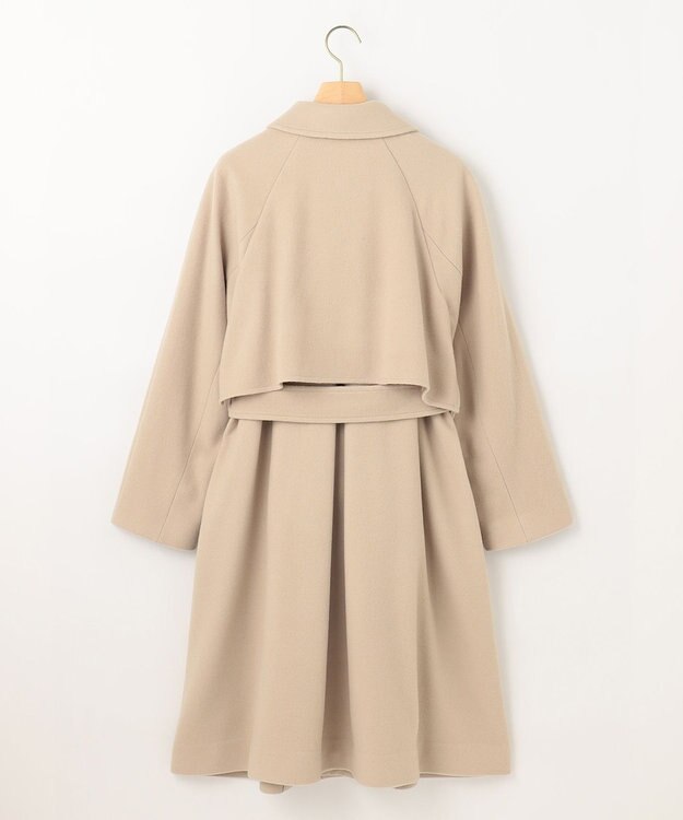 組曲 S ライトビーバー トレンチライク ロングコート ベージュ系