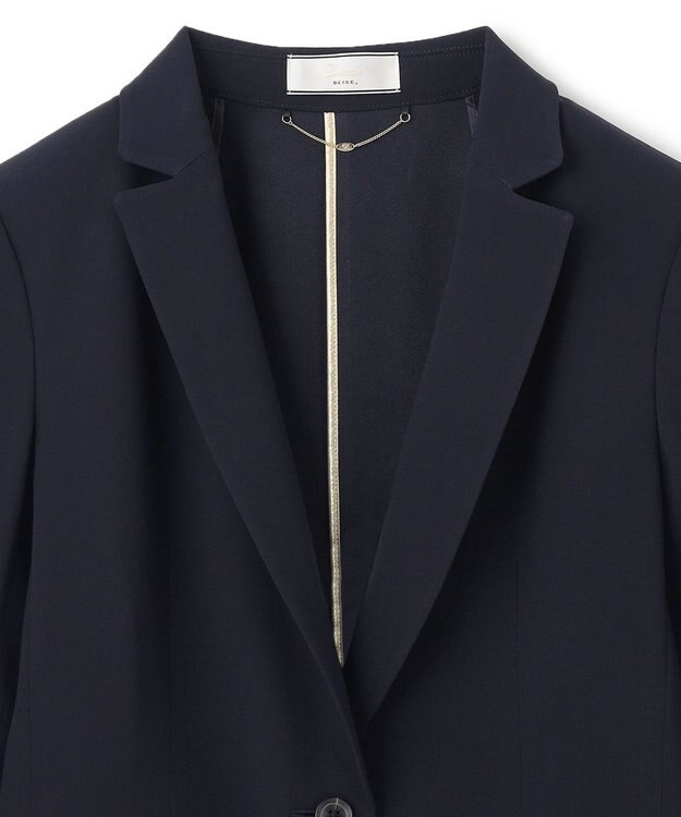 BEIGE， 【L-size】CINDY / テーラードジャケット Navy
