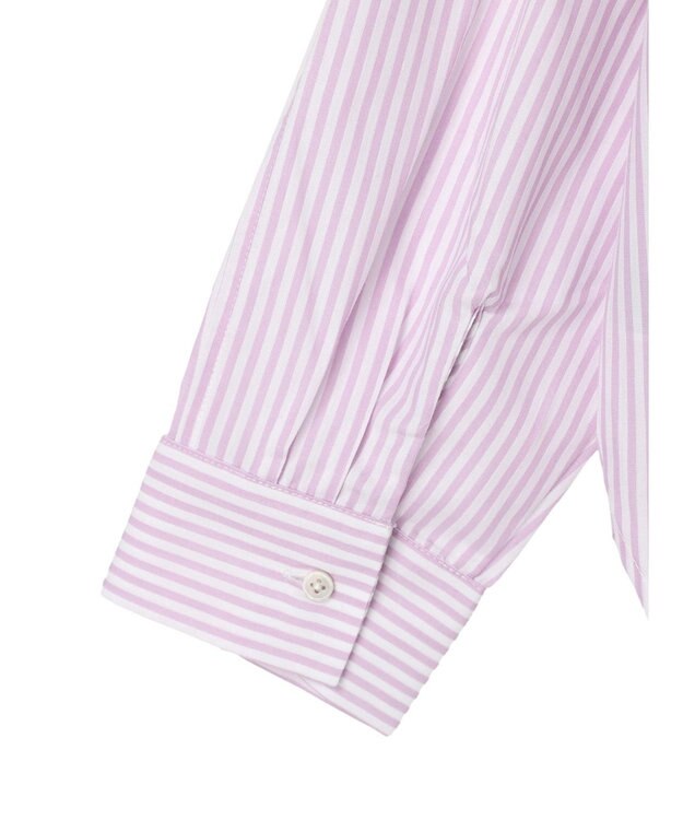 earth music&ecology ドルマンストライプシャツ Stripe Pink