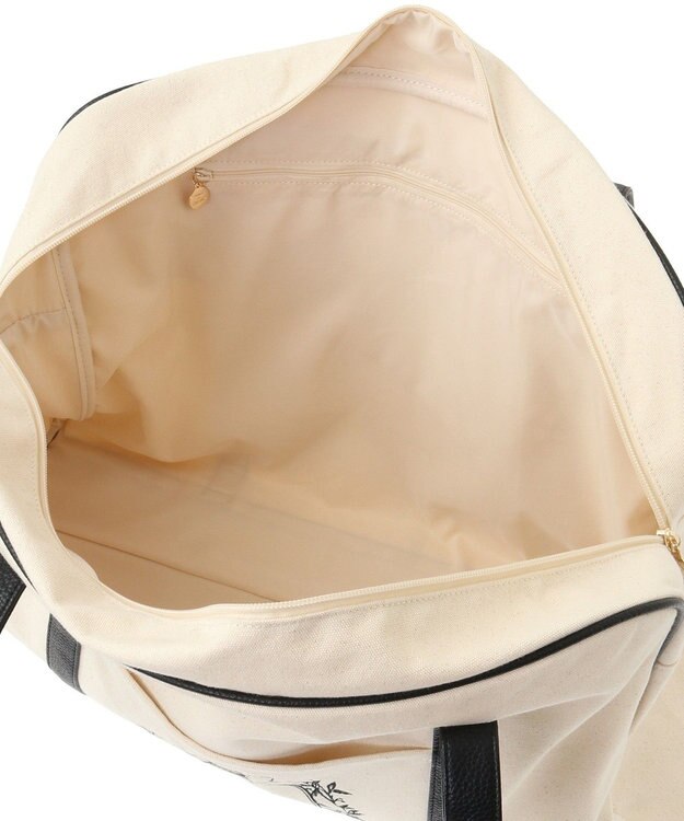 Maison de FLEUR EC限定キャンバスキャリーオンボストンバッグ Black