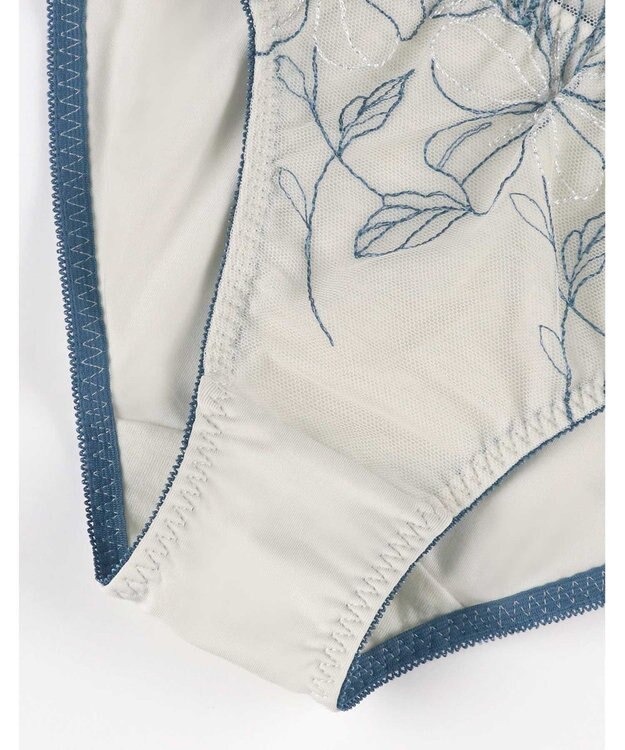 AMPHI ブラジャー ショーツセット 自然なまる胸メイク 【ブラ＆ショーツセット】 上下セット ブラ BCC231 アンフィ／ワコール グレイッシュブルー