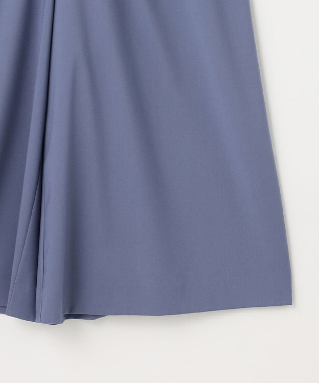 ANY SIS 【洗える】エアリーワイド クロップド パンツ ダルブルー