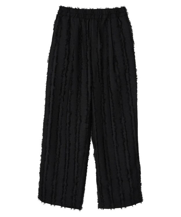 Green Parks ・ＡＮＤ　ＳＥＡＲＣＨ　フリンジストライプパンツ Black